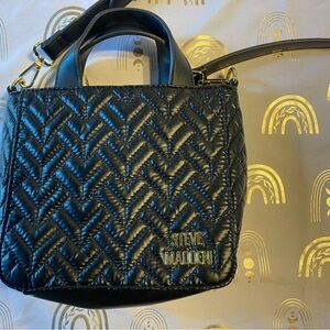 Steve Madden Black Tufted purse